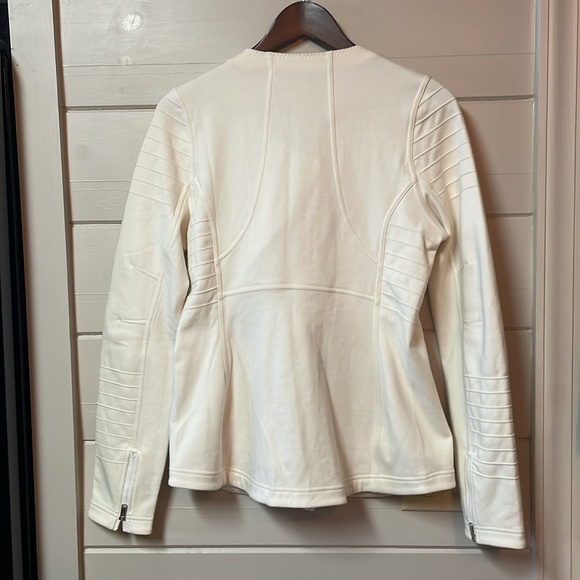 ATHLETA Moto Jacket in Magnolia White, Size M. - Picture 8 of 13
